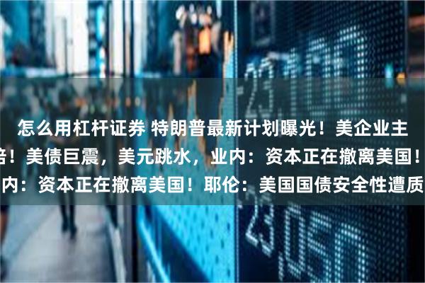 怎么用杠杆证券 特朗普最新计划曝光！美企业主懵了：有人付税暴涨6倍！美债巨震，美元跳水，业内：资本正在撤离美国！耶伦：美国国债安全性遭质疑